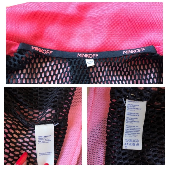 Rebecca Minkoff Active Wes Moto Jacket Rose Pink S - Picture 5 of 5